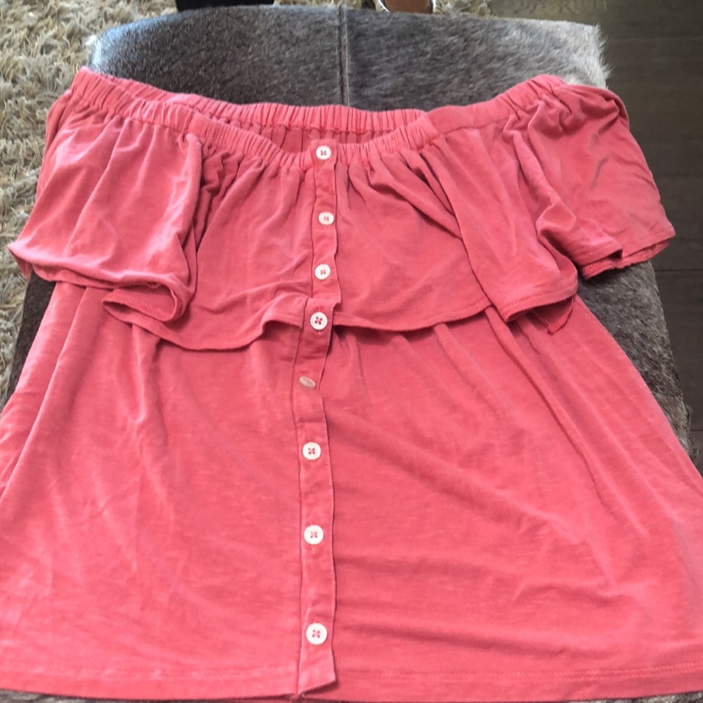 Soft and sexy off the shoulder shirt